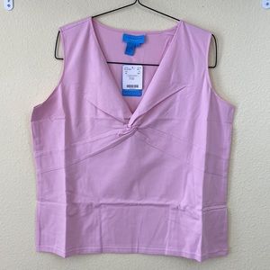 Doncaster Sleeveless Top in Blush Pink